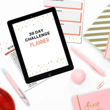 Load image into Gallery viewer, 30 day challenge planner