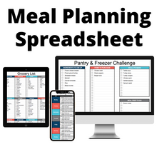 Load image into Gallery viewer, Digital Meal Planning Made Easy (Spreadsheet)