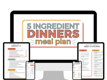 Load image into Gallery viewer, 5 Ingredient Meal Plan
