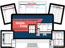 Load image into Gallery viewer, Digital Meal Planning Made Easy (Spreadsheet)

