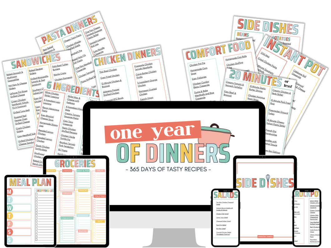 One Year of Dinners Bundle