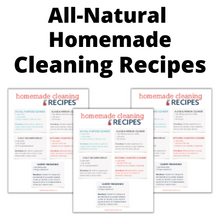 Load image into Gallery viewer, Homemade Cleaning Recipes
