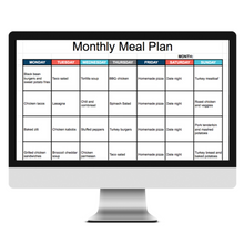 Load image into Gallery viewer, Digital Meal Planning Made Easy (Spreadsheet)
