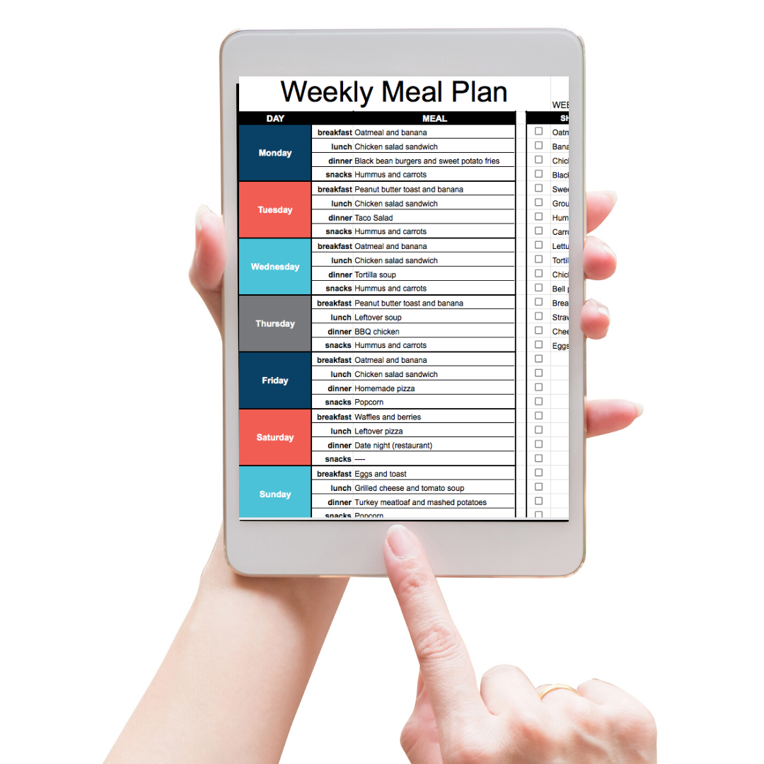 Food Spreadsheet Digital Meal Planning Made Easy (Spreadsheet) – Unexpectedly Domestic