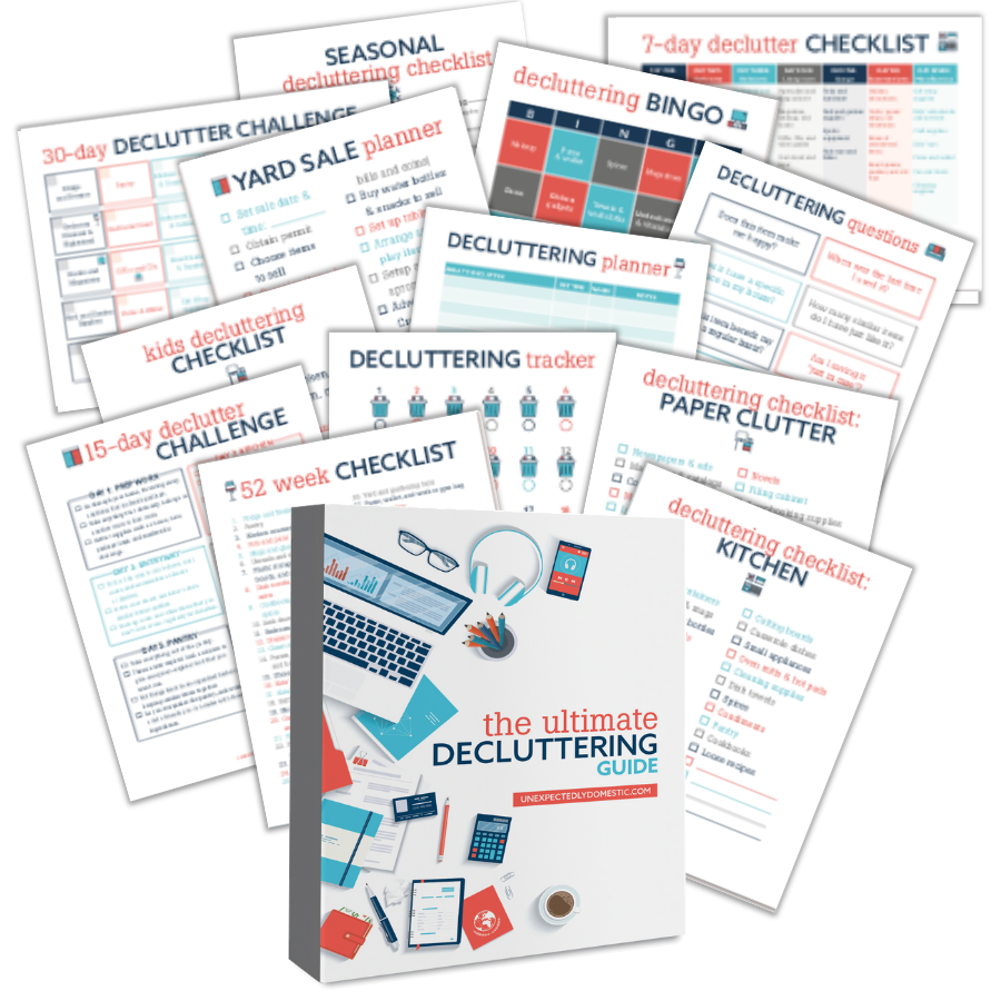 Ultimate Decluttering Guide - SPECIAL OFFER – Unexpectedly Domestic